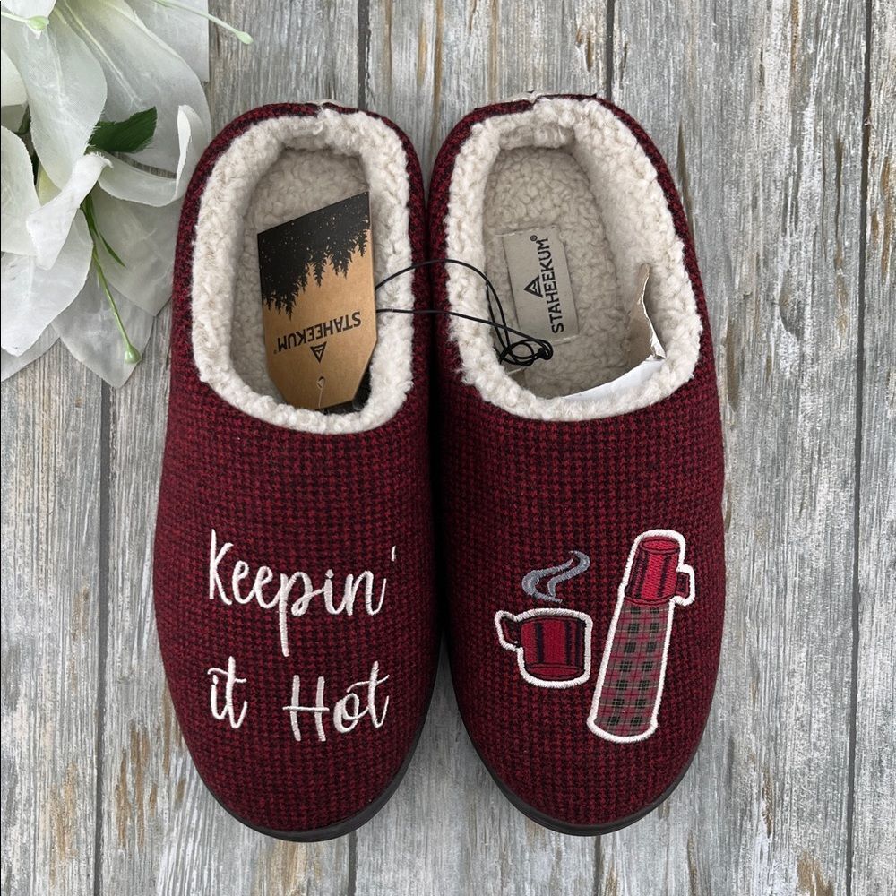 Women’s Staheekum Cozy Indoor Outdoor Slippers Shoes Size 6